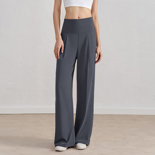 ALO春秋薄款宽松瑜伽健身直筒裤