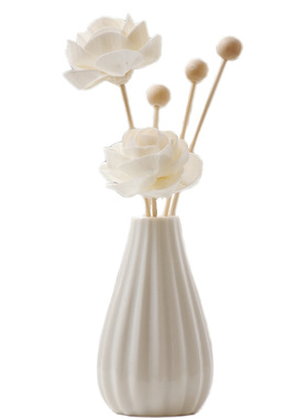 通草干花香薰衣草精油藤条香氛套装挥发棒空瓶香薰瓶熏香水液DIY