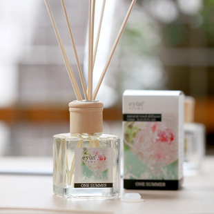 eyun香薰精油熏香家用室内房间卧室藤条香水薰瓶干花厕所除臭持久