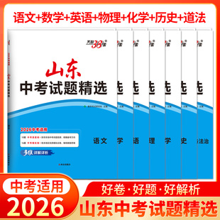 【山东专用】2026天利38套山东中考试题精选山东省各地市中考历年真题试卷全套语文数学英语物理化学生物政治历史地理真题卷