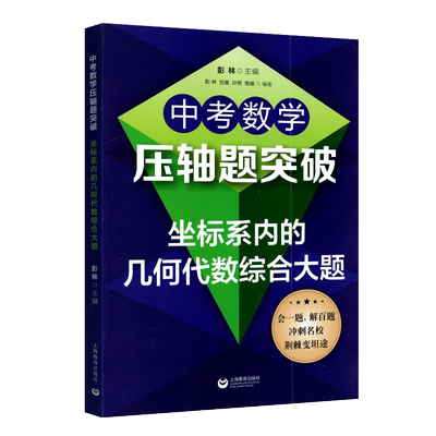2021新版中考数学压轴题突破坐标系内的代数几何综合大题初中数学七八九年级中考数学必刷题初中数学压轴题专项分类资料讲解练习