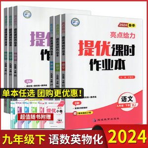 2024亮点给力提优课时作业本