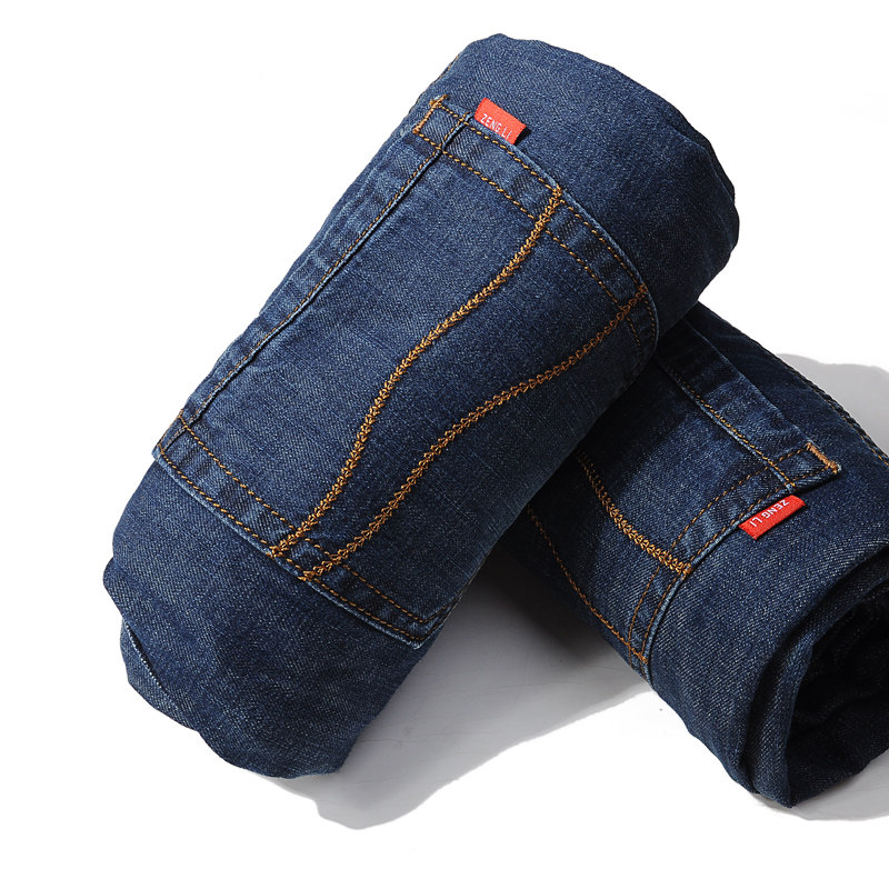 Jeans pour grands chantiers droite en vrac en coton pour automne - Ref 1474705 Image 4