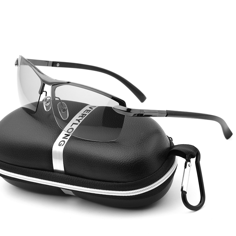 变色偏光太阳镜男骑行男个性钓鱼开车眼镜防大灯司机日夜驾驶墨镜