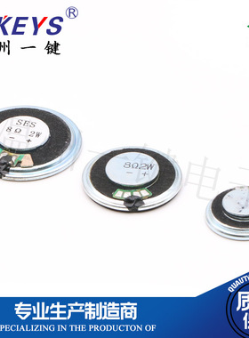 移动DVD EVD音箱小喇叭2瓦8欧 2W8R 扬声器直径23/30/36/40/50mm