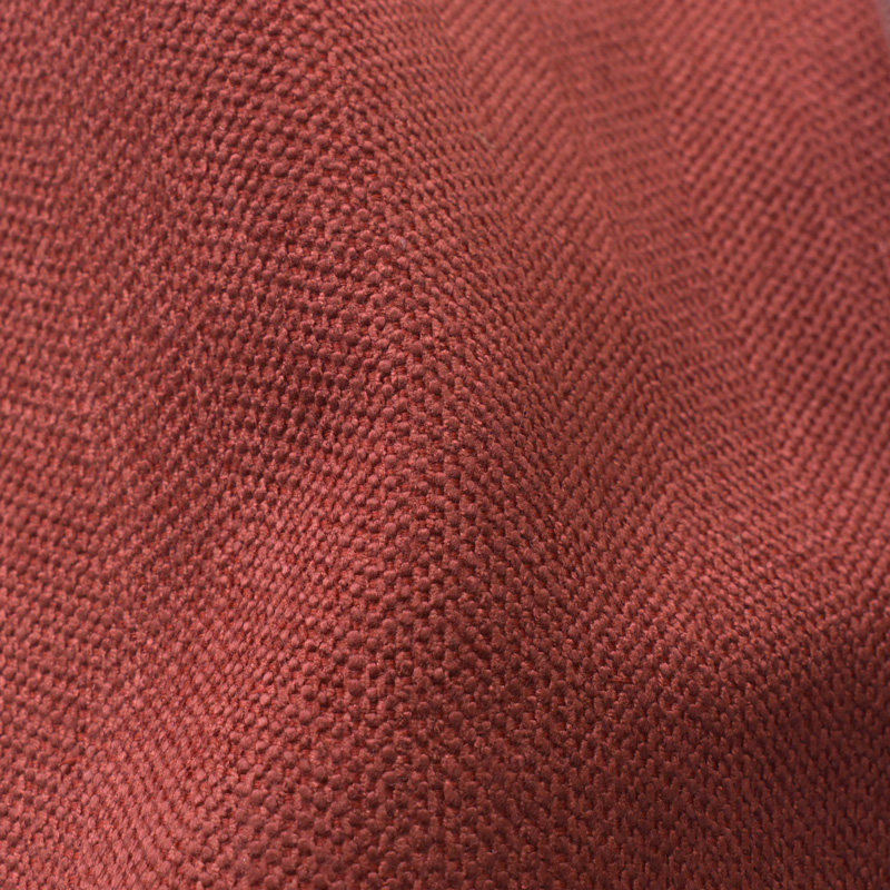 圣奇尼欧美风格亚特兰蒂斯加厚雪尼尔沙发布窗帘家具布面料暗红色