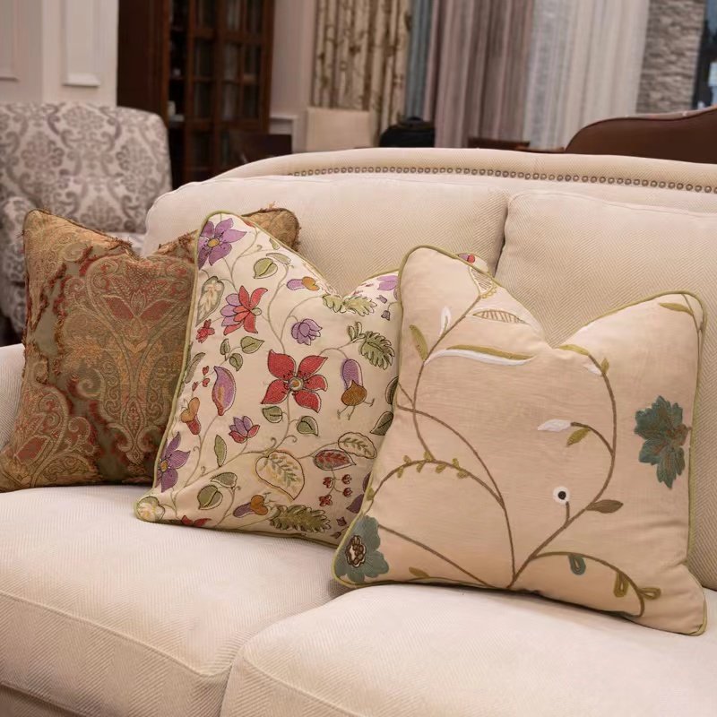 圣奇尼亚麻绣花美式田园