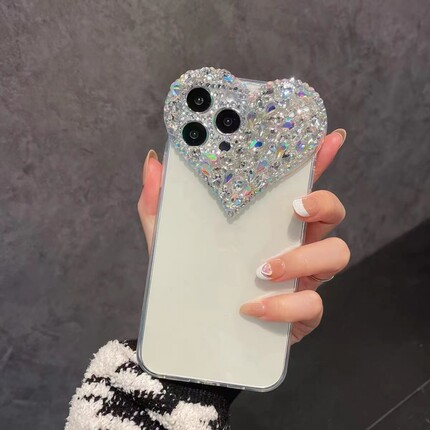 适用苹果15手机壳iPhone13promax水钻苹果12/11promax奢华14高档