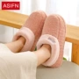 Dép cotton mới cho nữ mùa đông túi đôi với giày nhà tháng ấm sang trọng dày dưới đáy dép cotton sau sinh nam - Trang chủ dép chống trượt nhà tắm