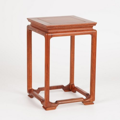 桌面型小花架红酸枝木