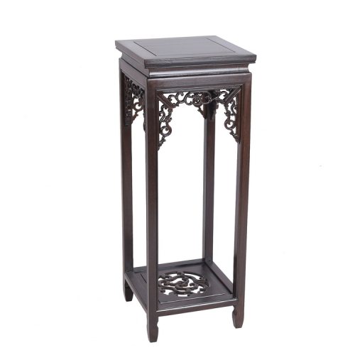 实木花架置物架非洲黑檀木