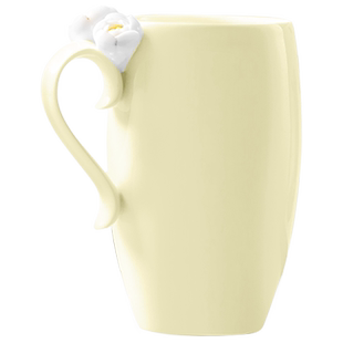 伊文陶瓷  非遗捏花茶杯家用陶瓷泡茶杯子马克杯女创意咖啡杯水杯