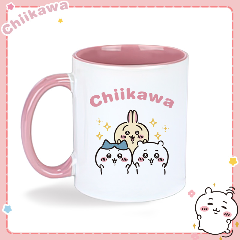 chiikawa周边水杯乌萨奇兔子小八飞鼠吉伊卡哇可爱马克杯陶瓷杯子 模玩/动漫/周边/娃圈三坑/桌游 动漫水杯/居家/百货 原图主图