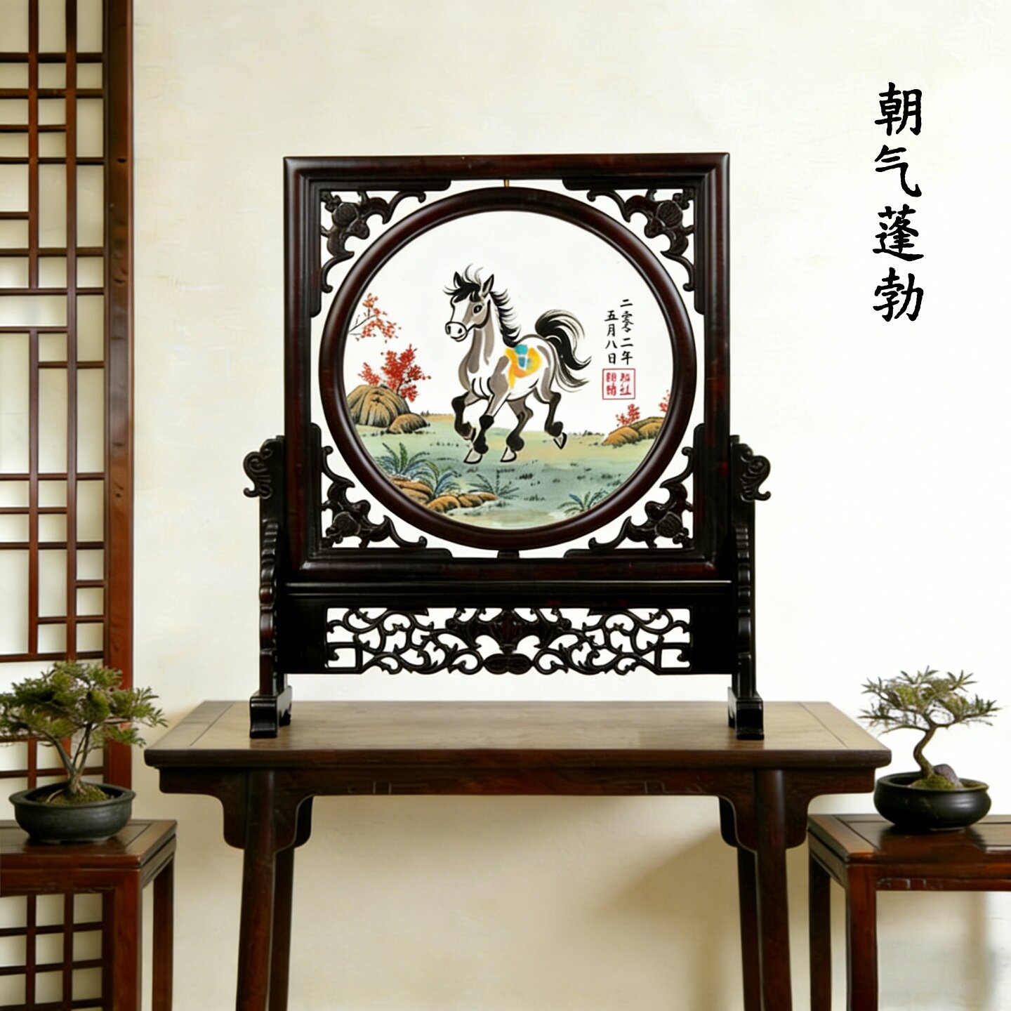 胎毛绣纪念品北京新生婴儿上门满月理胎毛兔年双面绣苏绣胎发刺绣