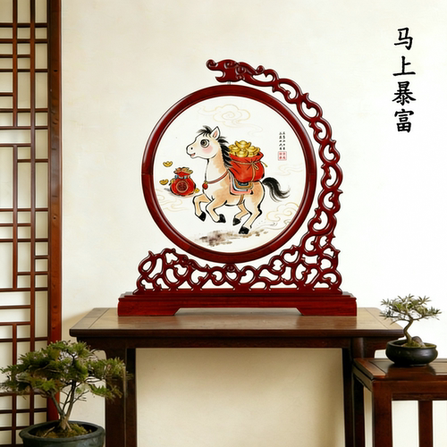 北京上门满月理发双面绣胎毛绣