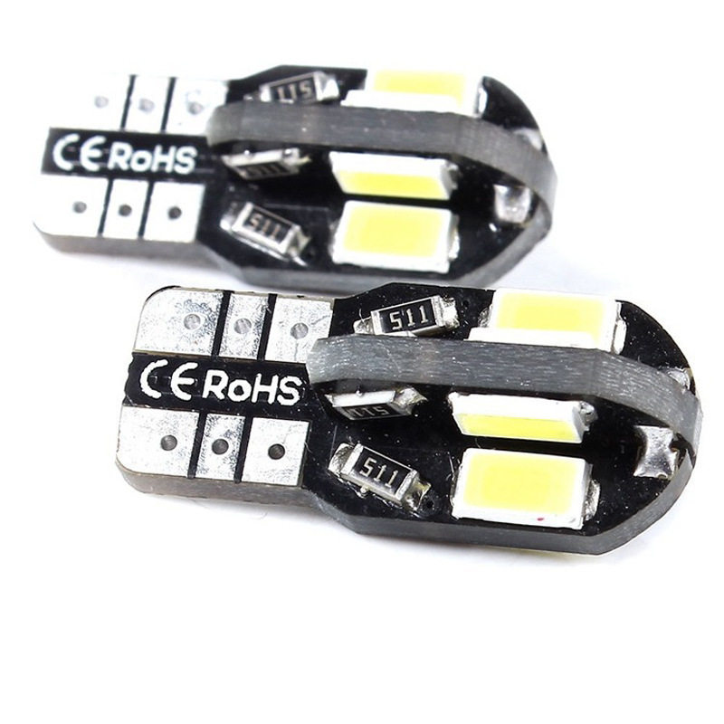 汽车led示宽灯CANBUS车灯T10 5630 8灯牌照灯车内灯泡