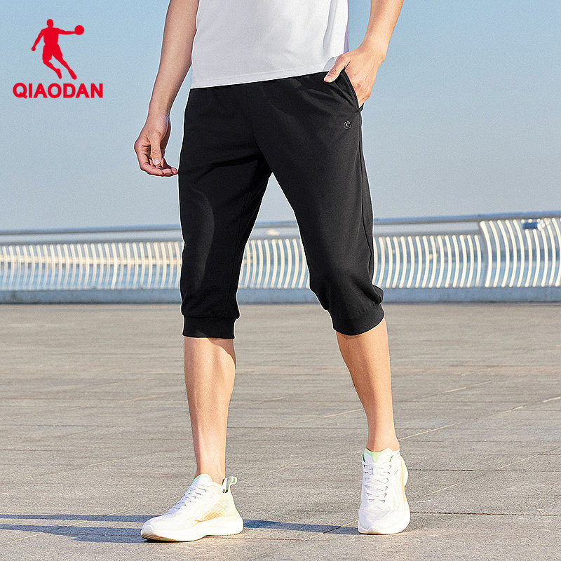 中国乔丹运动七分短裤男2026春季新款男士针织收口休闲短裤卫裤男,运动服/休闲服装,运动中长裤／短裤,淘宝优惠券,粉丝福利购,淘宝优惠卷