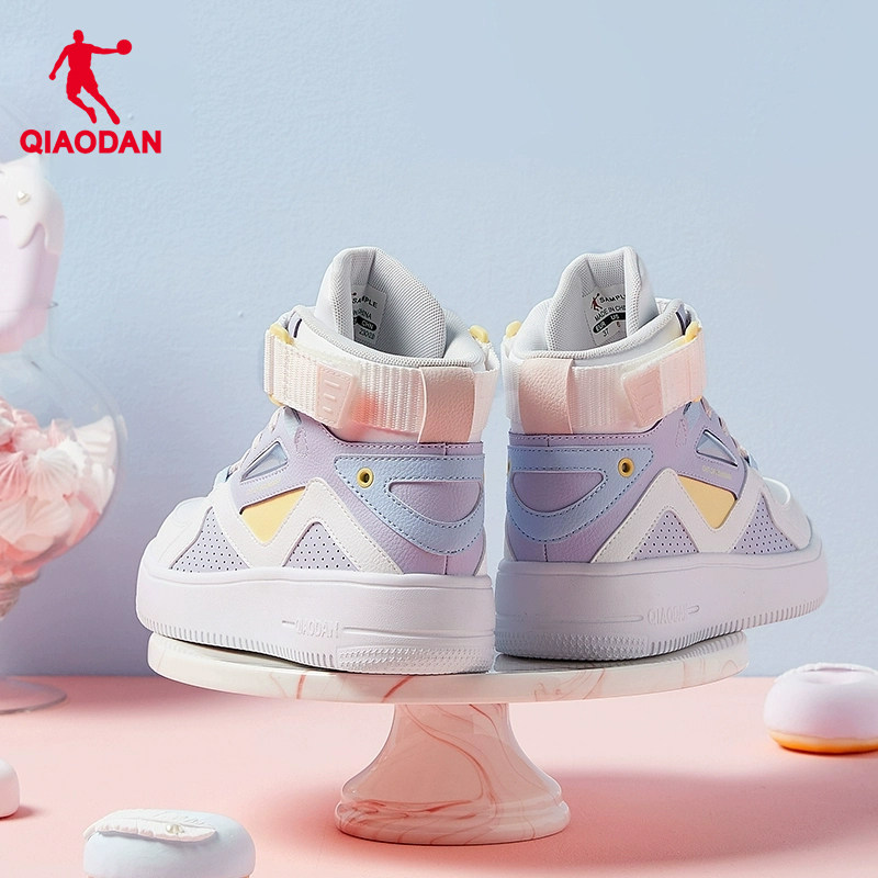 乔丹加绒棉鞋高帮板鞋女2025年新款休闲运动鞋情侣鞋子男鞋,运动鞋new,板鞋,淘宝优惠券,粉丝福利购,淘宝优惠卷