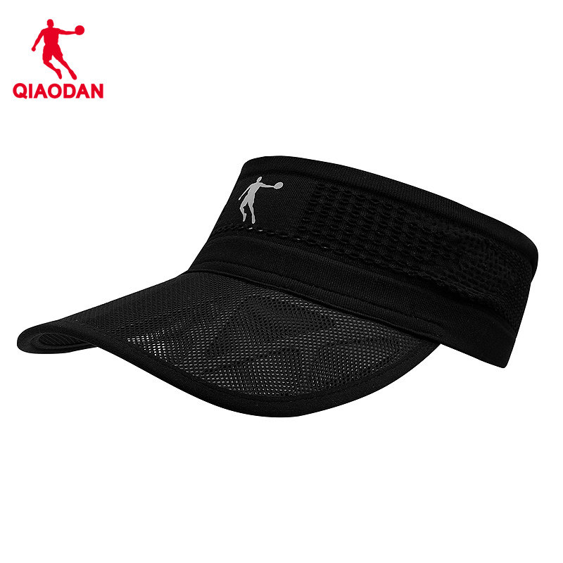 乔丹空顶遮阳帽男女春季网孔透气防紫外线帽子户外跑步运动太阳帽