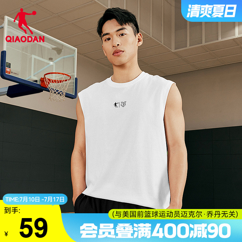中国乔丹KJ篮球运动背心男2025夏季新款男士宽松休闲美式无袖T恤
