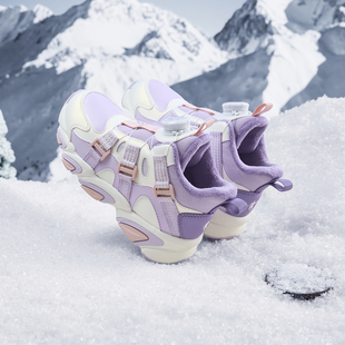 乔丹童鞋女童棉鞋2026年新款加绒加厚保暖鞋子小童运动鞋二棉鞋