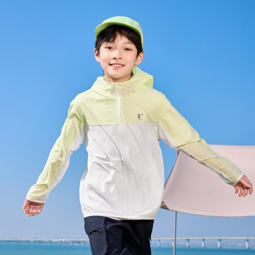 小凉风乔丹儿童防晒衣男童薄外套2026夏季新款大童UPF50+皮肤衣服