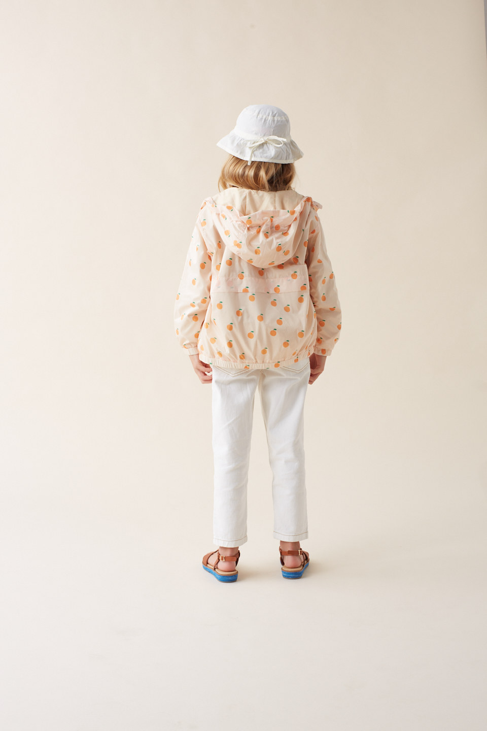 SPOT SPANISHTINYCOTTONS 22SS 22 봄 여름 어린이 캐주얼 맞춤형 프린트 윈드 브레이커 재킷