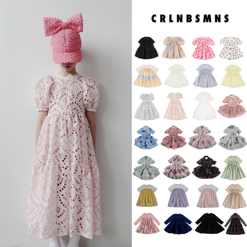 女童复古立体连衣裙娃娃裙子