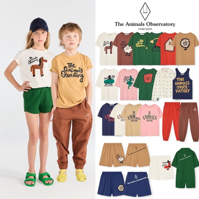 现货 西班牙 TAO 26ss 春夏儿童洋气时髦短袖T恤短裤衬衫亲子