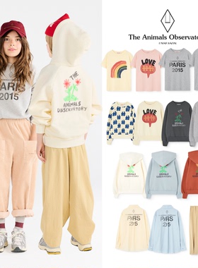 现货 the animals observatory TAO 25aw 秋冬男女童T恤卫衣衬衫