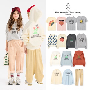现货 the animals observatory TAO 25aw 秋冬男女童T恤卫衣衬衫