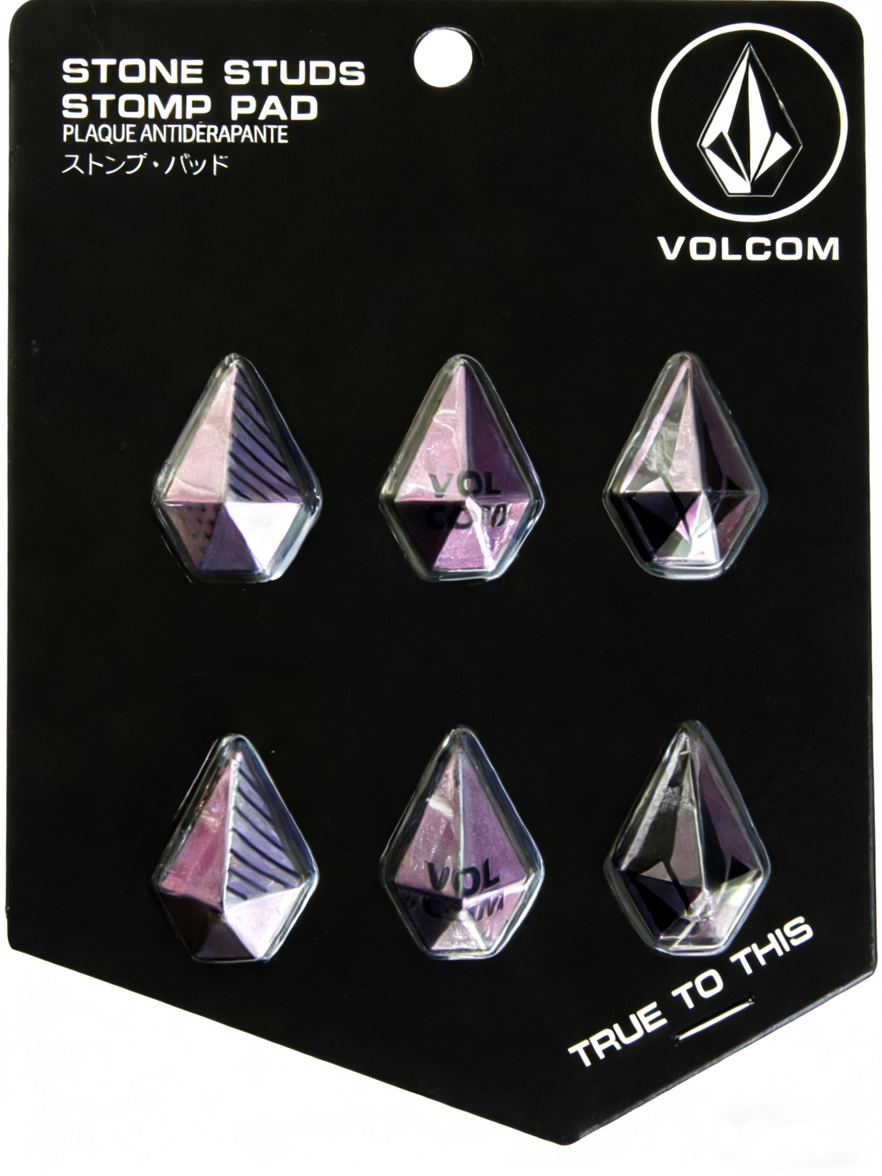 钻石VOLCOM美国单板防滑贴滑雪板防滑板独立造型贴镭射板贴
