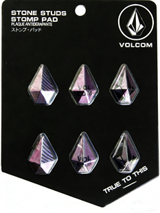 钻石VOLCOM美国单板防滑贴滑雪板防滑板独立造型贴镭射板贴