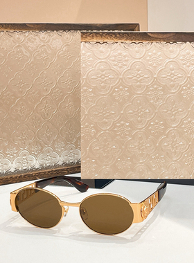 时尚复古风遮阳墨镜男女款椭圆框