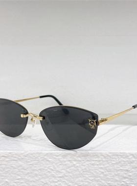 金属三角形大框太阳眼镜