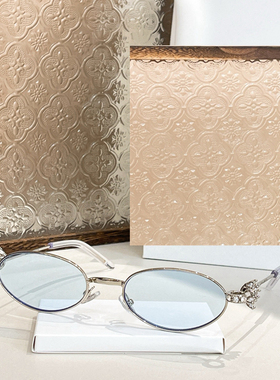 金属椭圆优雅镶钻遮阳墨镜男女款