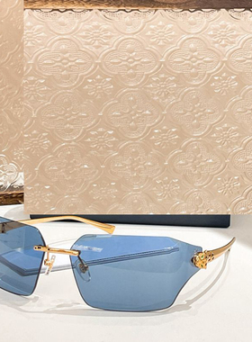 时尚个性方形遮阳墨镜男女款豹子