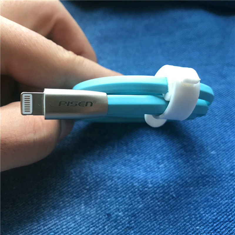 品牌pd线原装锌合金面条扁数据充电三线合一水果手机通用2019新品