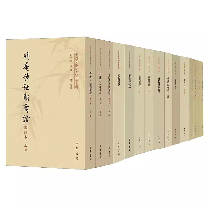 中国文学研究典籍丛刊全套17种不敢居诗话历代诗话录鬼簿校订人间词话疏证宋人诗话外编元曲纪事文镜秘府论校笺艺概笺释中华书局