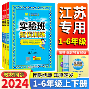 2024新版 苏教译林版 大同步练习册专项训练作业本期末试卷子 春雨实验班提优训练小学一二三四五六年级上下册语文数学英语全套人教版