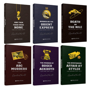 阿加莎克里斯蒂英文原版推理小说文学无人生还东方快车谋杀案罗杰疑案ABC谋杀案斯泰尔斯庄园奇案尼罗河上的惨案 华东理工大学