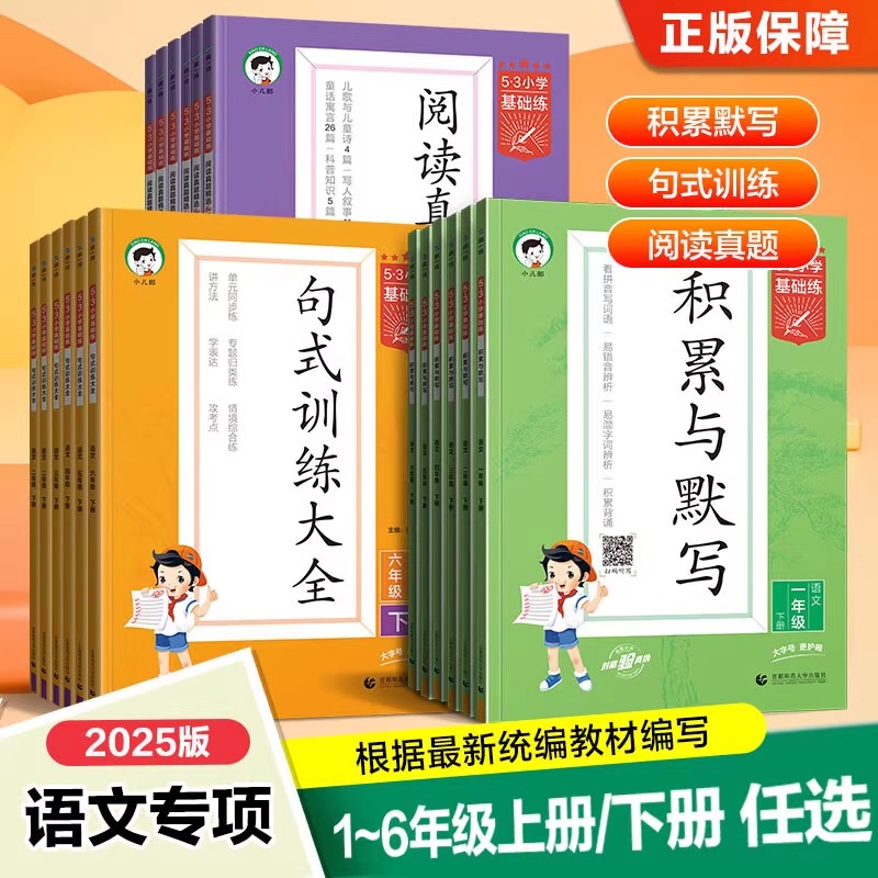 小学积累默写句式训练年级任选