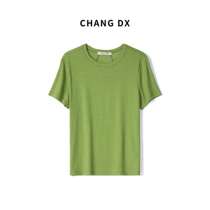 畅家CHANGDX  莱赛尔短袖T恤072