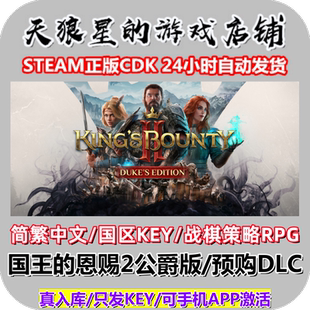 STEAM/国王的恩赐2公爵版/预/购DLC/King's Bounty II/国区/全DLC