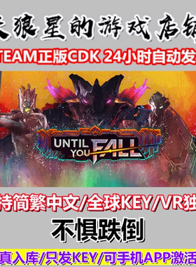 STEAM/不惧跌倒/Until You Fall/全球key/中文/VR独占/刀剑战斗