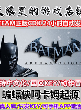 STEAM/蝙蝠侠:阿卡姆起源/Batman:Arkham Origins/国区key