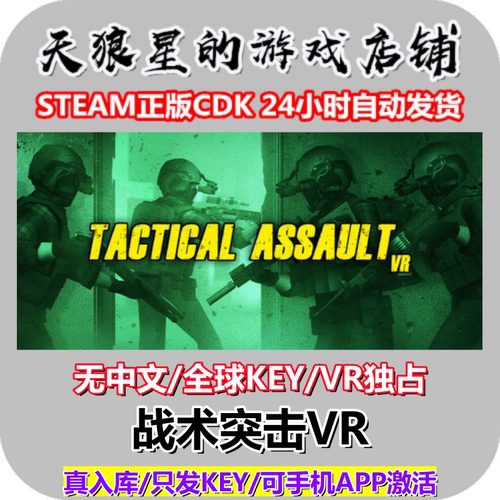 STEAM/战术突击VR/全球k/VR独占