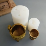 Медный бронзовый клей, свеча, силиконовая форма