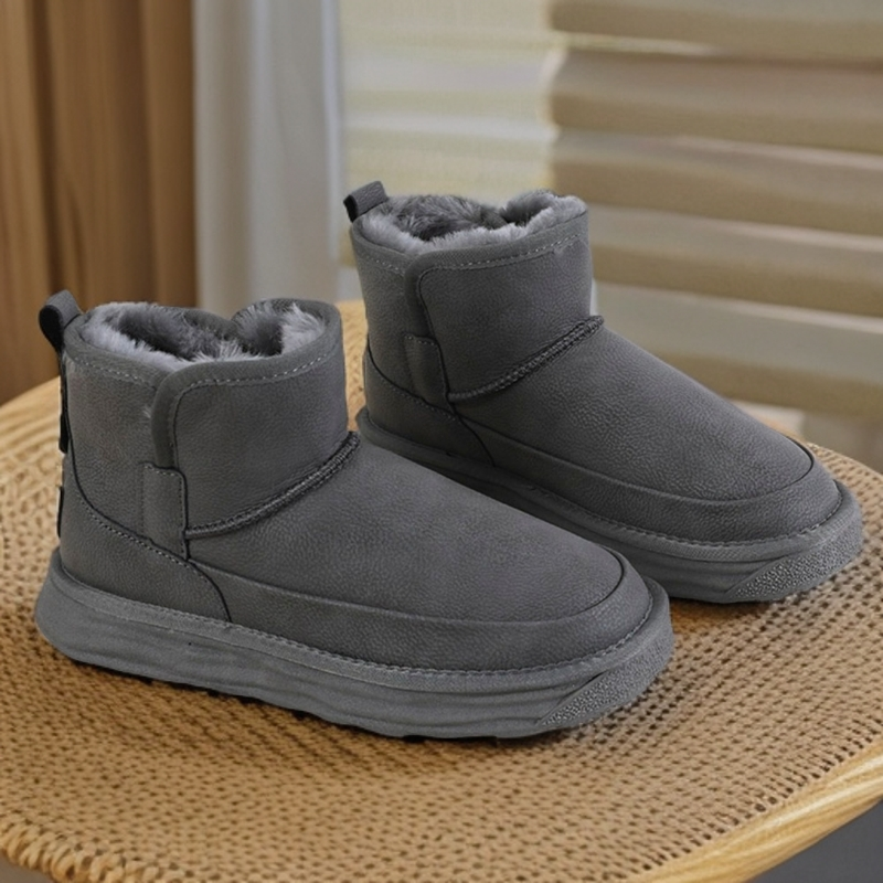 皮毛一体加厚2024年防滑东北棉靴