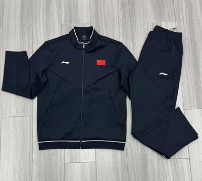 李宁赞助2026中国代表团国家队长袖套装运动休闲套装国服